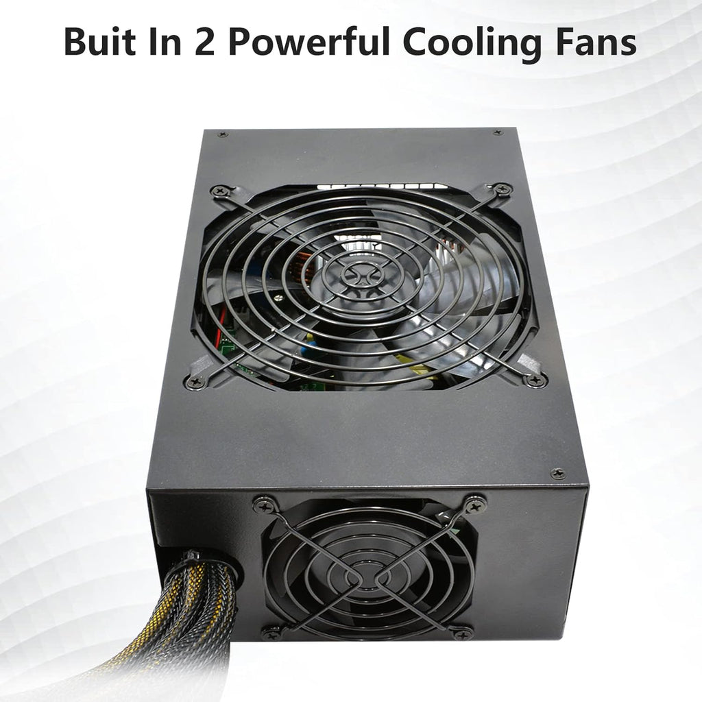 2800W ATX Mining Power Supply for 8 GPU Mining Rig PSU T983625