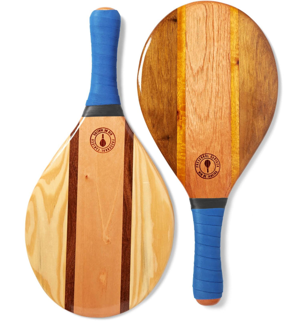 Blue Wooden Beach Bat and Ball Set X82752