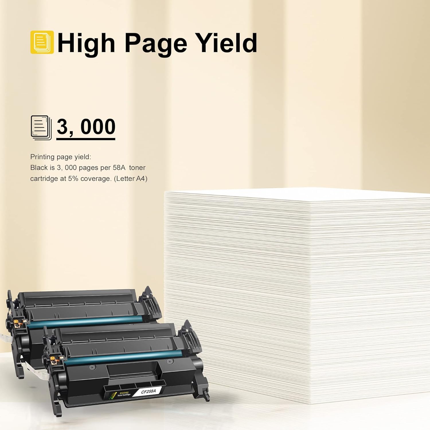 2 Black Compatible Toner Cartridge with Chip F5909