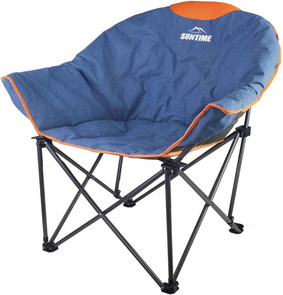 Oversize Padded Folding Chair with Carry Bag K319