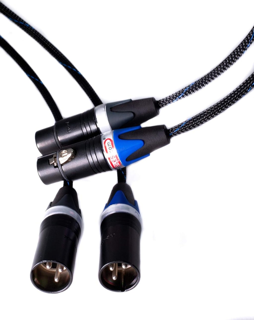Balanced XLR Cables - Stereo Pair (2 Cables) - Silver/Copper Hybrid - 1.5 Feet U37668