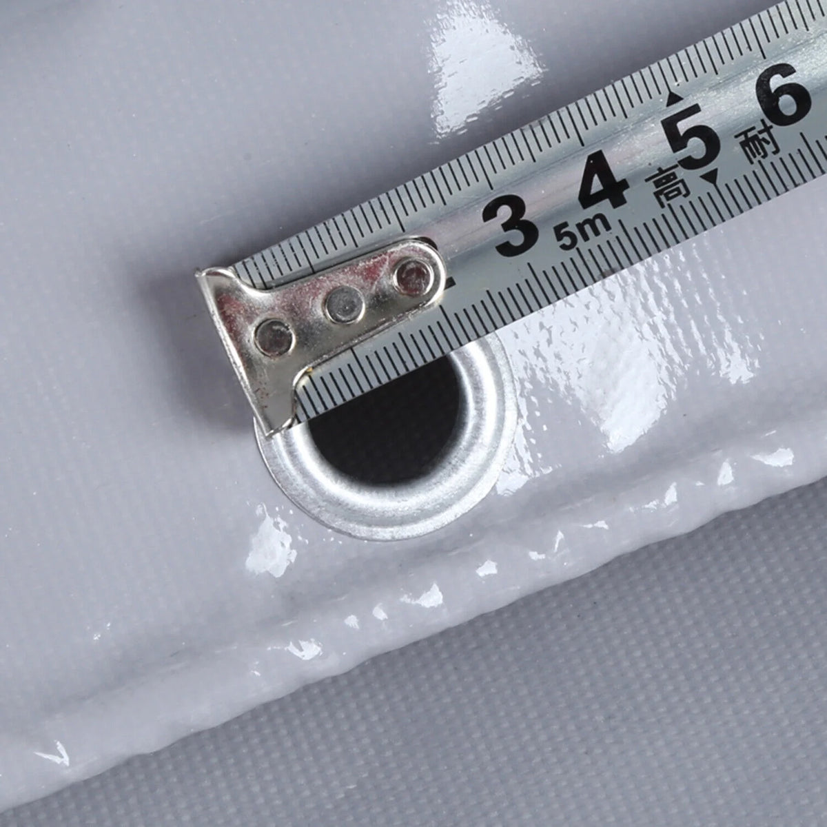 3*5 Meter Grey Waterproof PVC Tarpaulin Canopy Cover V86008