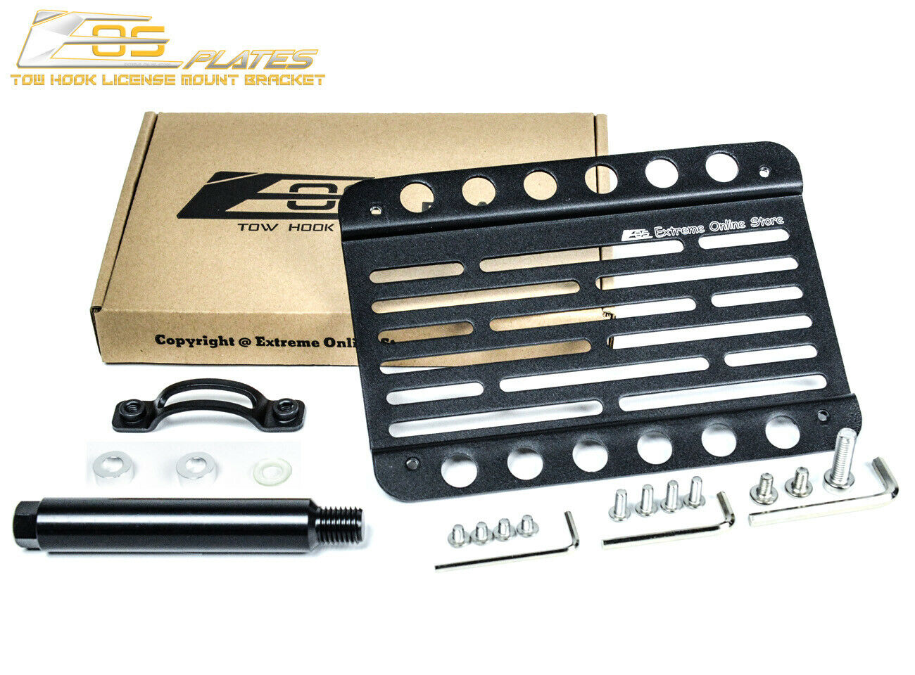 Tow Hook License Plate Relocator Mount Bracket P14267