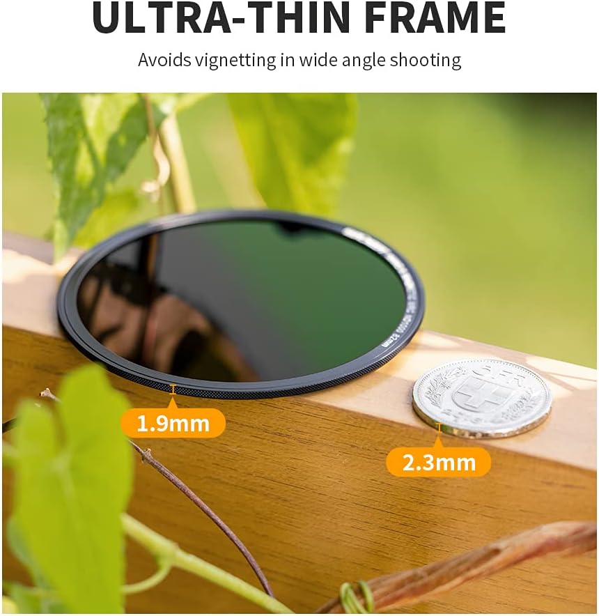 77mm Magnetic Lens Filter Kit with MCUV CPL ND1000 Magnetic Adapter Ring V2634