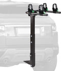 2 Bike Hitch Rack 2'' Hitch Receiver Heavy Duty Bicycle Carrier Racks Hitch Mount Double Foldable Rack Pack of 2 V898345