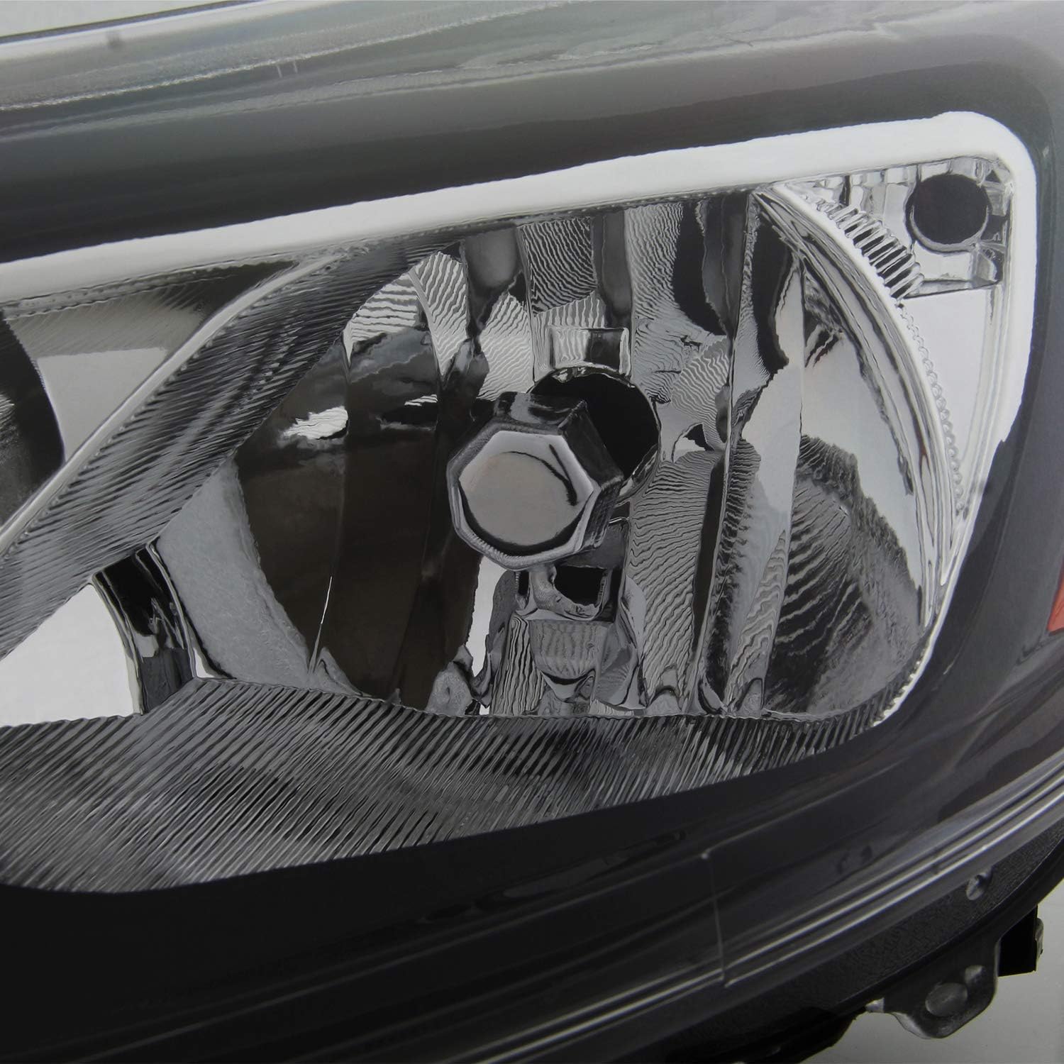 Black Trim Halogen Headlights Pair K57681