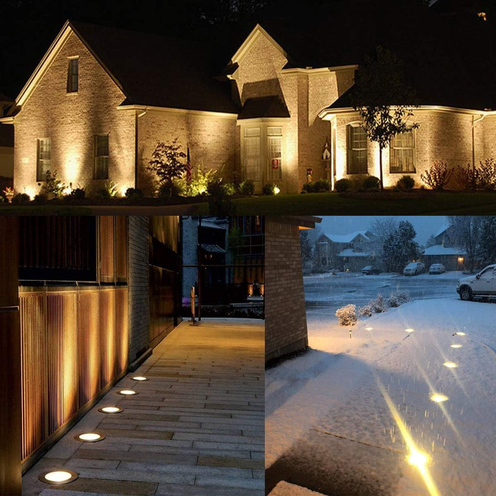 8 Pack 3W LED Warm White Low Voltage Landscape Lights V416915