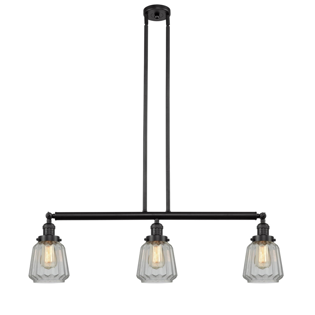Brushed Satin Nickel 3 Light Island Light Q718051
