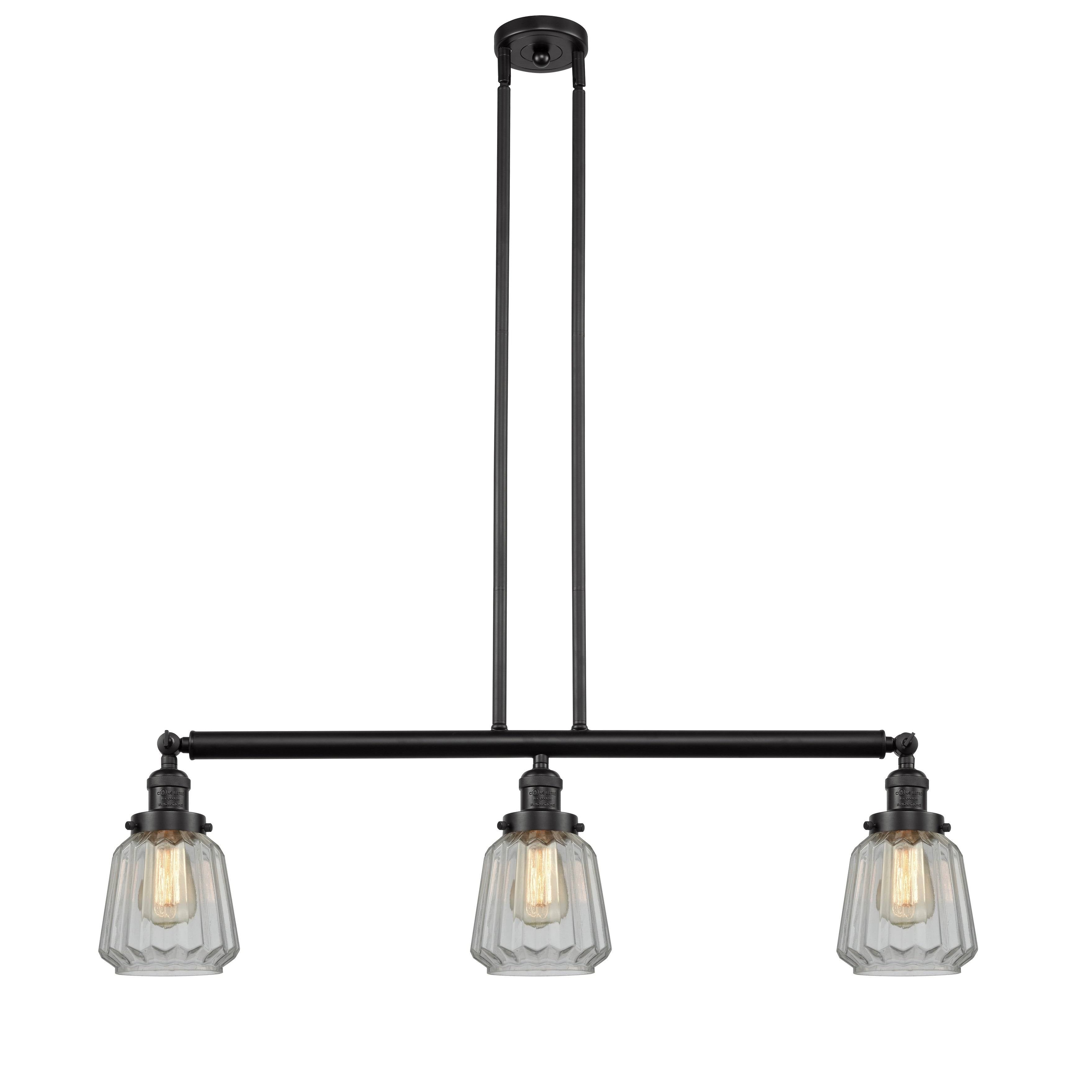 Brushed Satin Nickel 3 Light Island Light Q718051