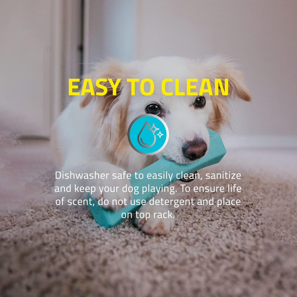 Blue Squeaky Dog Chew Stick Toy Y58975