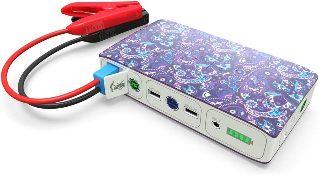 Portable Phone Laptop Charger Car Jump Starter with AC Outlet, Blue Graphite, Pack of 2 F429595