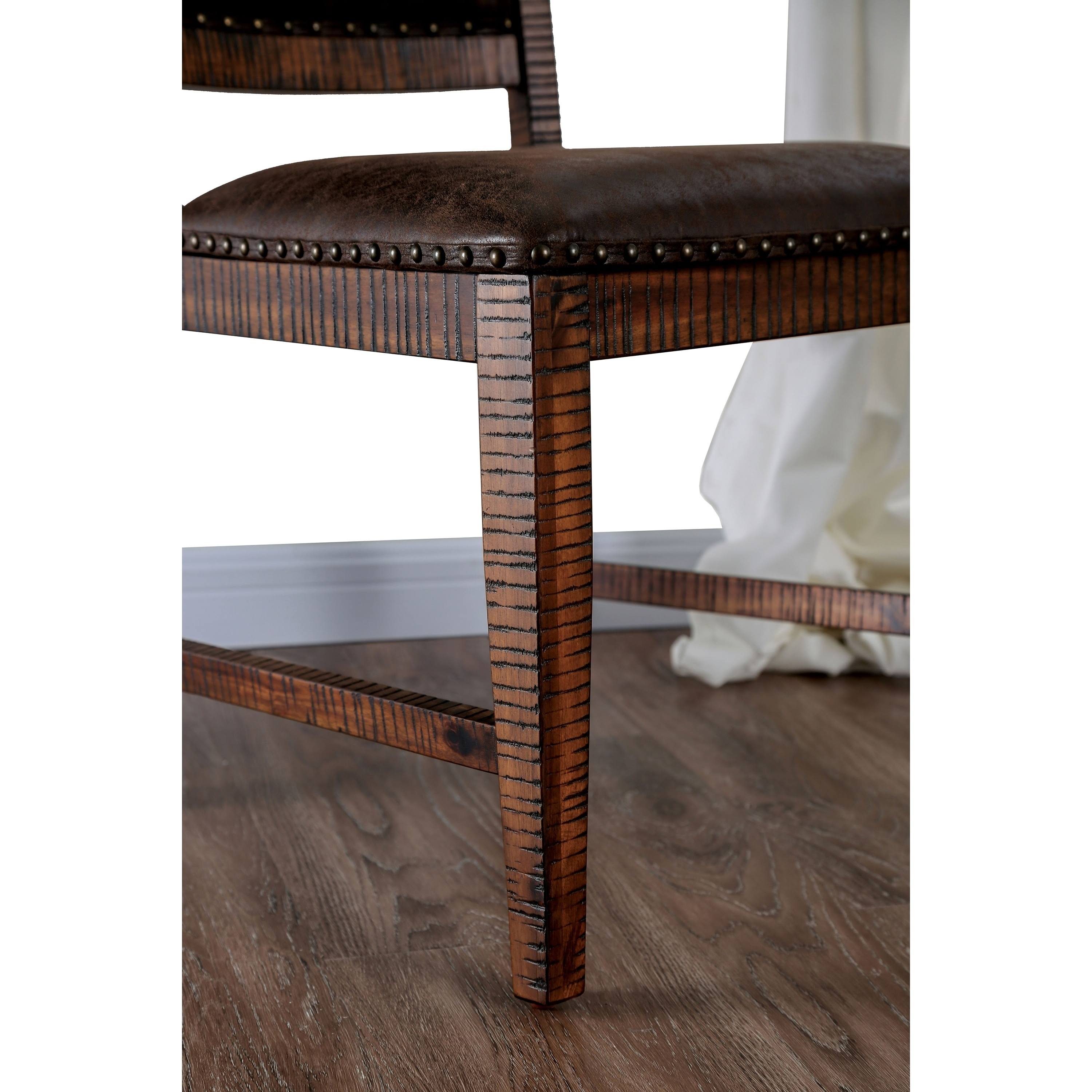 Walnut Side Chairs (Set of 2) R38303