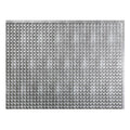 Silver Square Crosshatch Backsplash Kit X36895