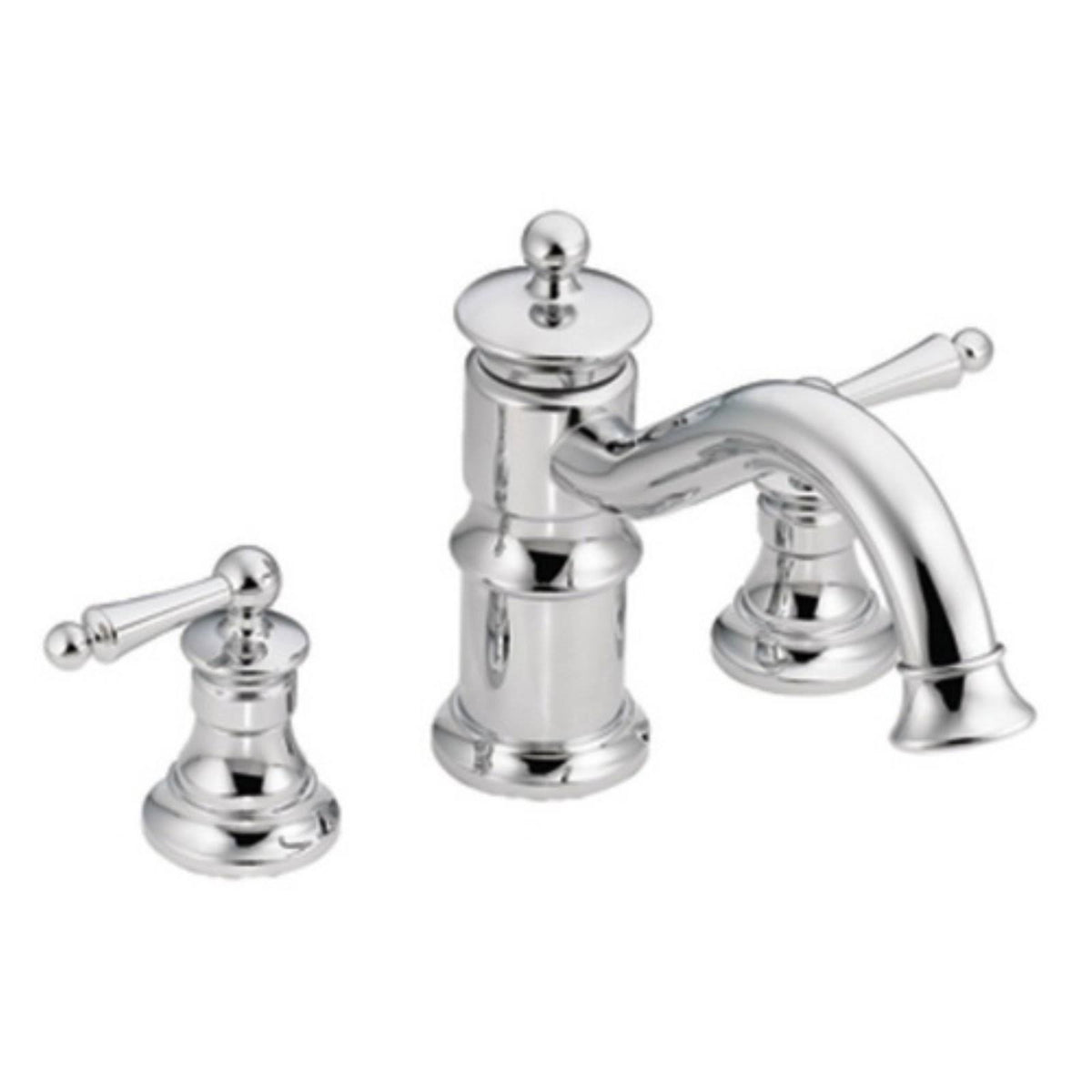 Chrome Two-Handle Roman Tub Faucet B3262