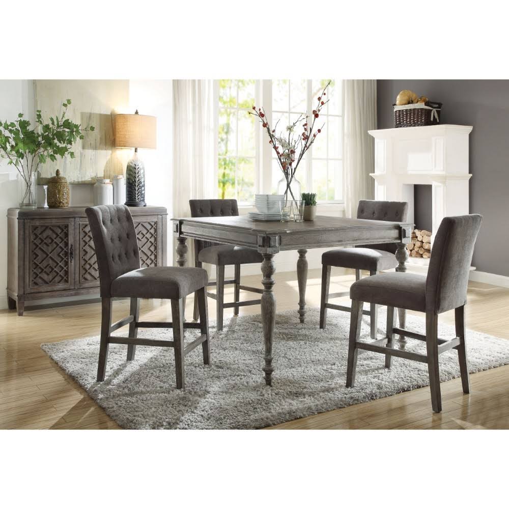Gray Wooden Counter Height Table Y30559