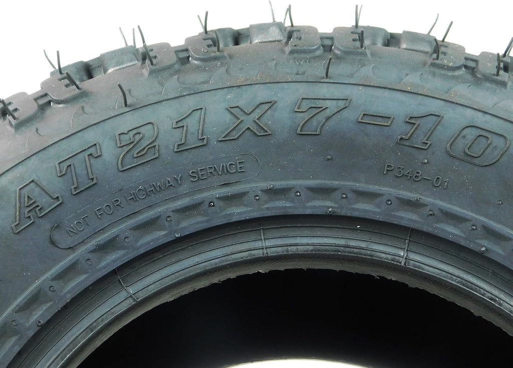 21X7-10 4 Ply ATV Tires Set of 2 Front S81031
