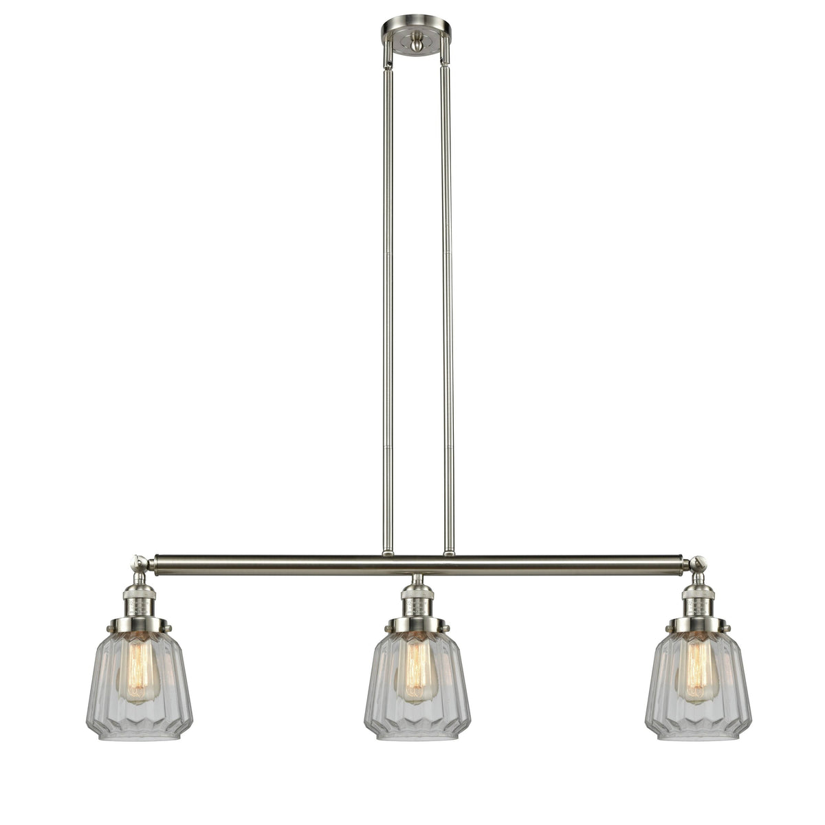 Brushed Satin Nickel 3 Light Island Light Q718051