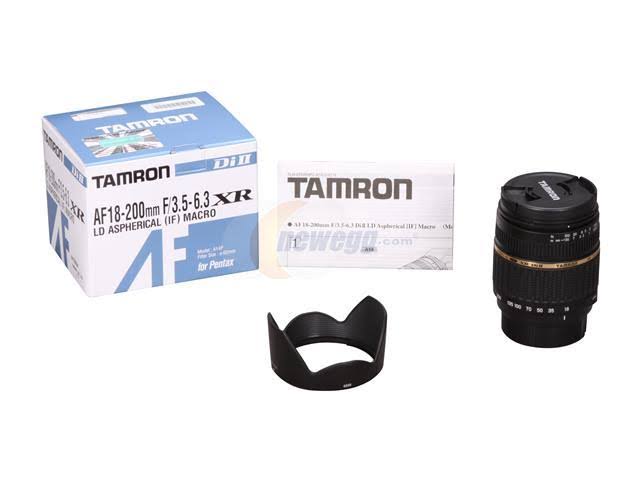 Tamron AF 18-200mm f/3.5-6.3 Macro Lens for Pentax V6244