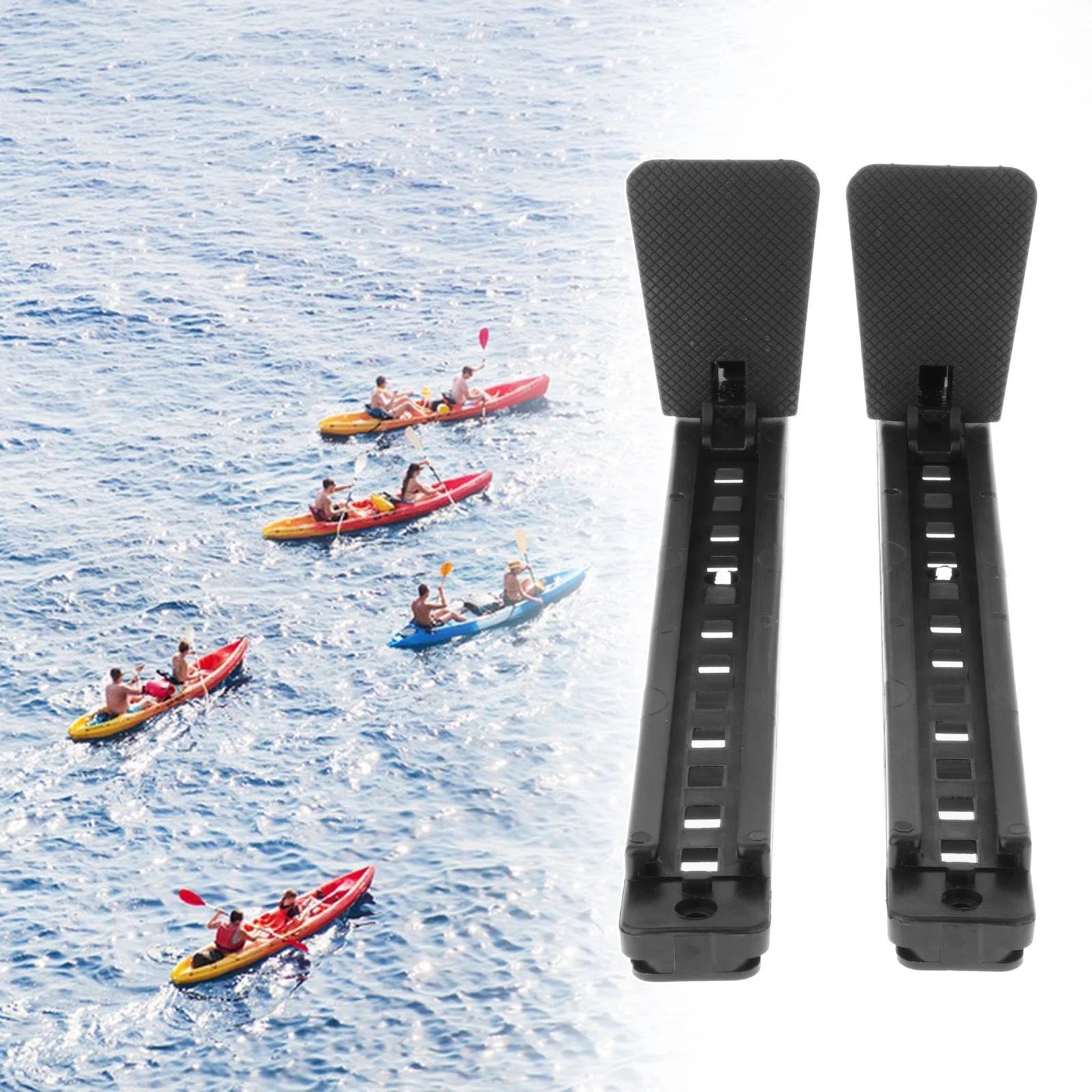 Kayak Foot Pegs 15 Inches Black Replacement Pedals I957741