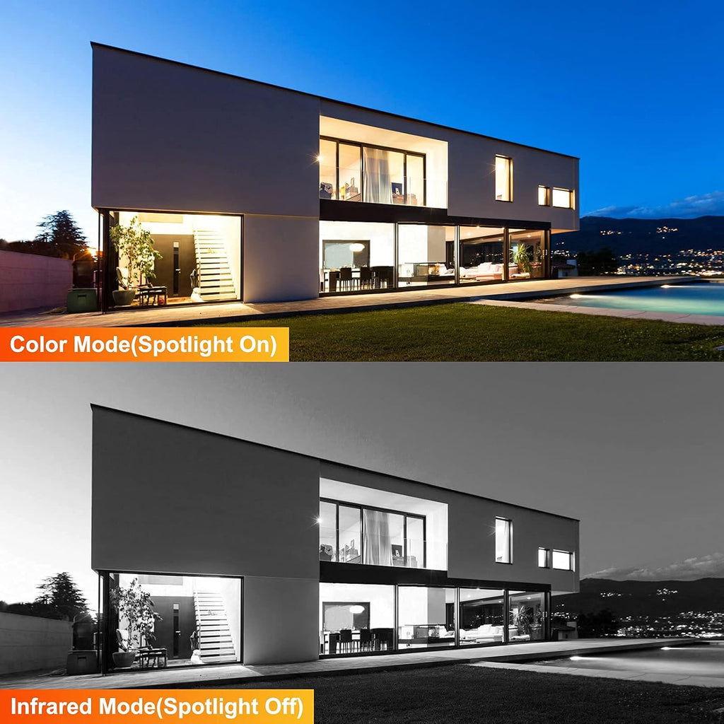 Security Cameras Wireless Outdoor 1080P WiFi with Spotlight Color Night Vision O77085