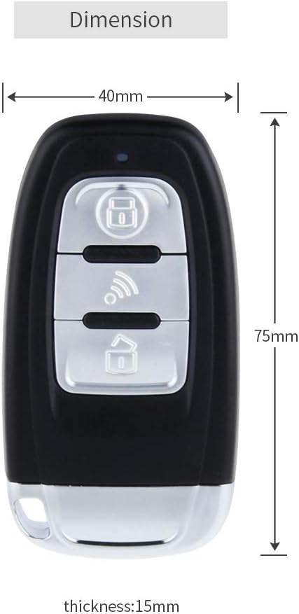 Passive Keyless Entry Car Alarm System Push Button Start Remote Start DC12V Y740