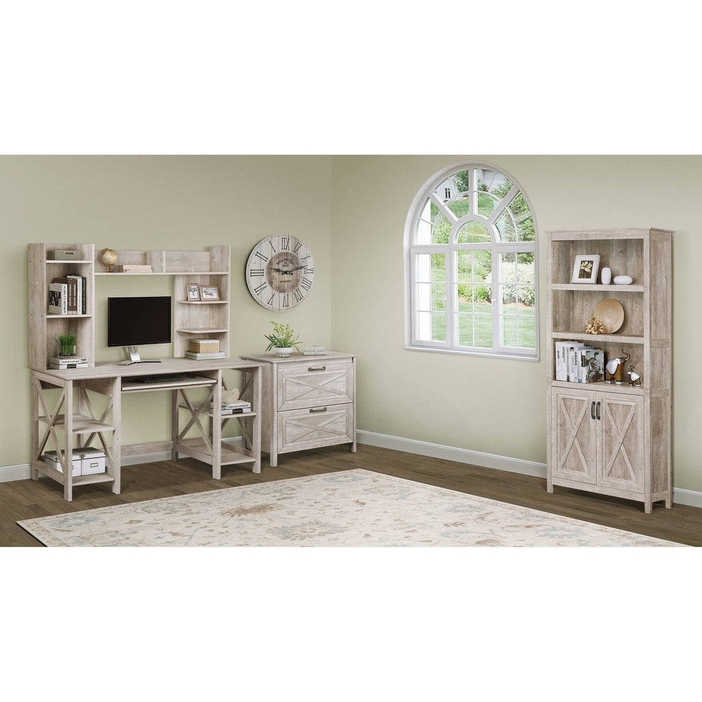 Honduras Washed Gray 2-Drawer Lateral File Cabinet E99064