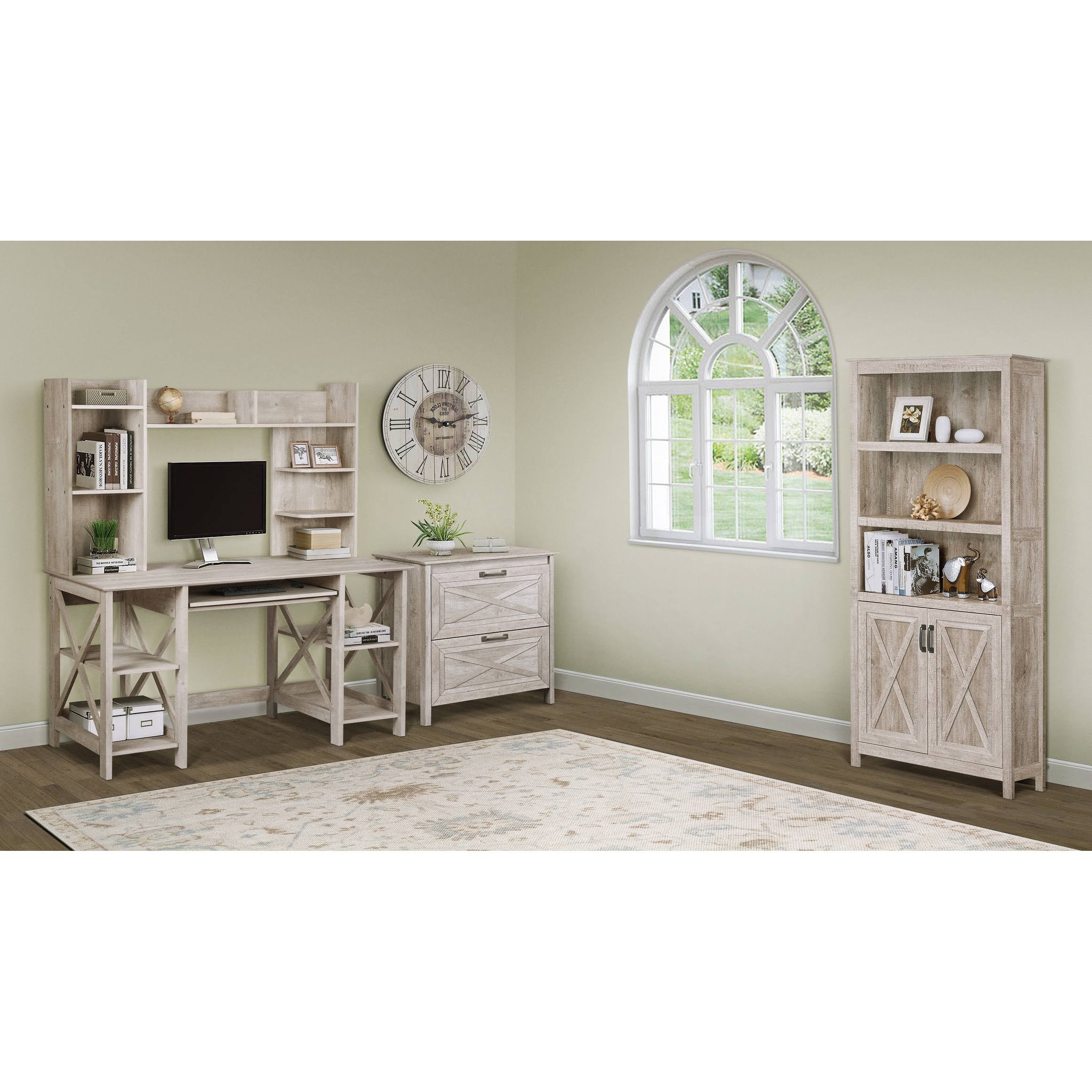 Honduras Washed Gray 2-Drawer Lateral File Cabinet E99064