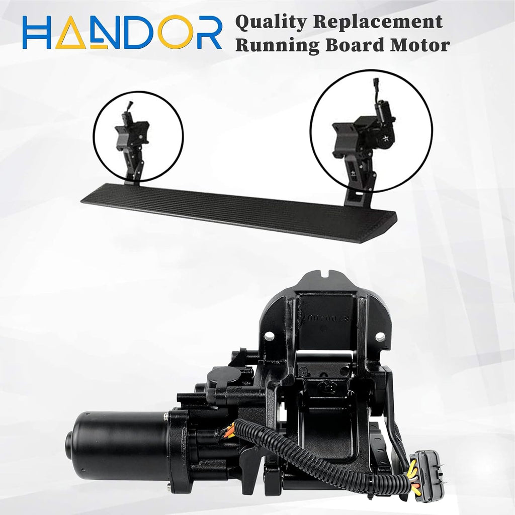 Front Left Power Running Board Motor Assembly with Bracket & Hinge Y16997