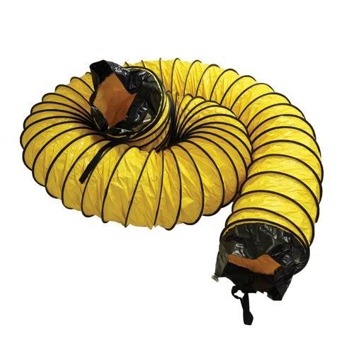Black 16-inch by 25-Feet Ventilation Duct Hose E351