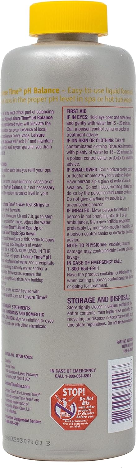 pH Balance for Spas and Hot Tubs (4 Pack) Z35070