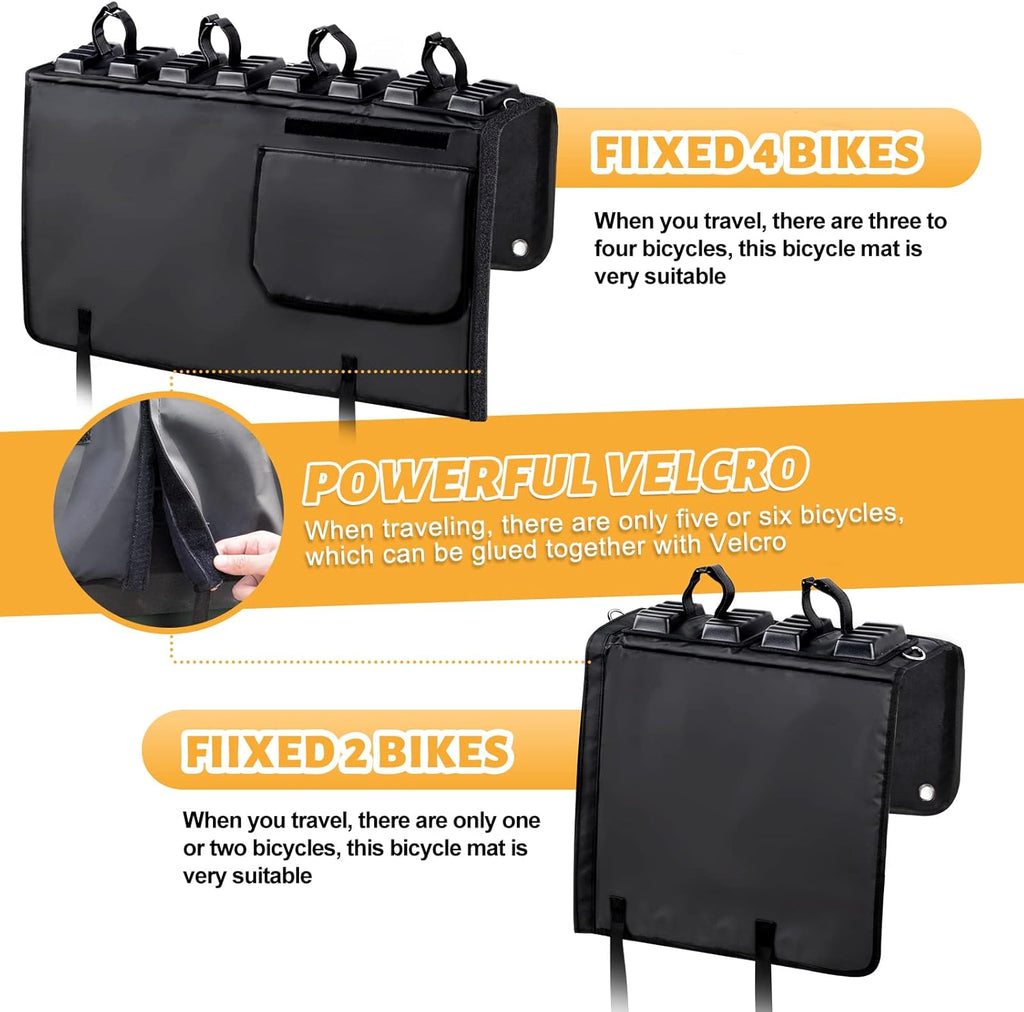 Truck Bike Tailgate Pad with Anti-Theft Lock, 53" Long Pack of 2 V719