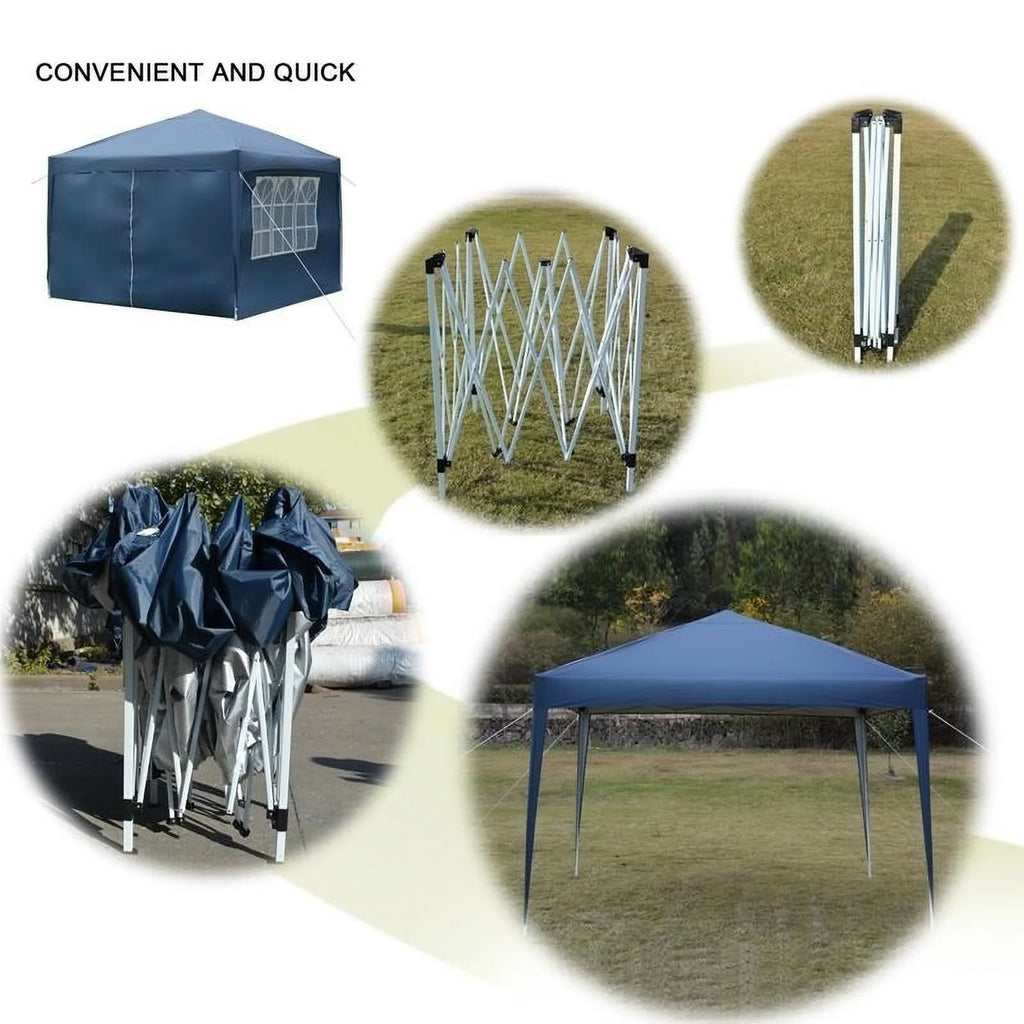 3 x 3m Waterproof Folding Tent White X442163