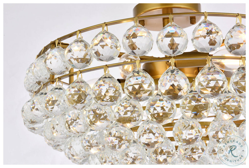 Brass Flush Mount F3205