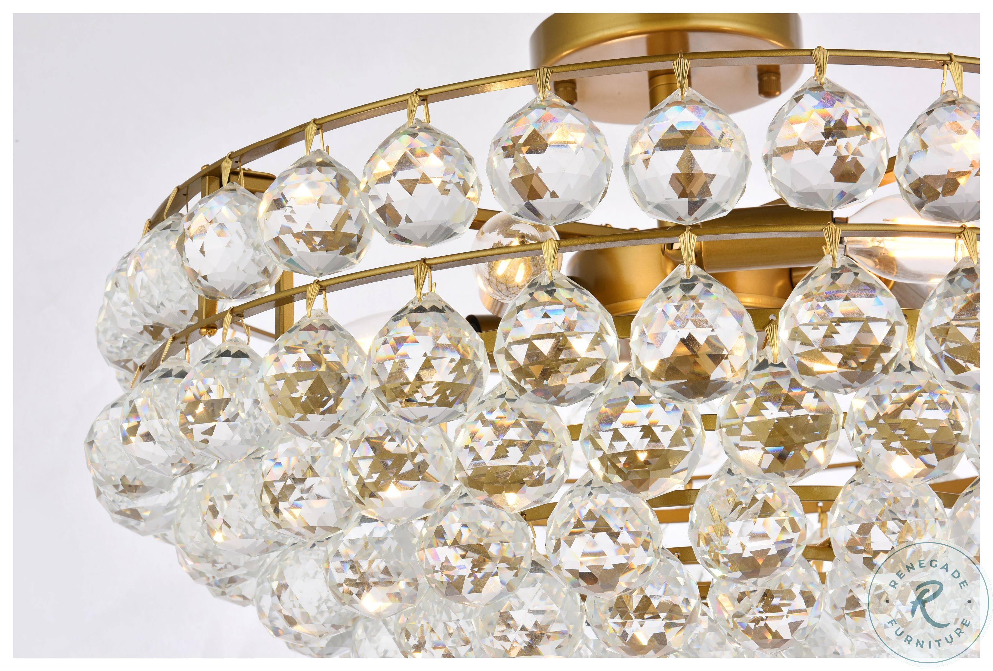 Brass Flush Mount F3205