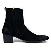 Black Suede Chelsea Boots N300807