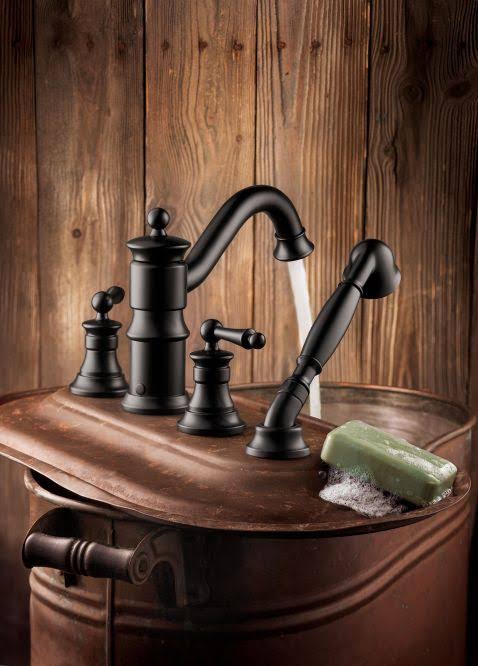 Chrome Two-Handle Roman Tub Faucet B3262