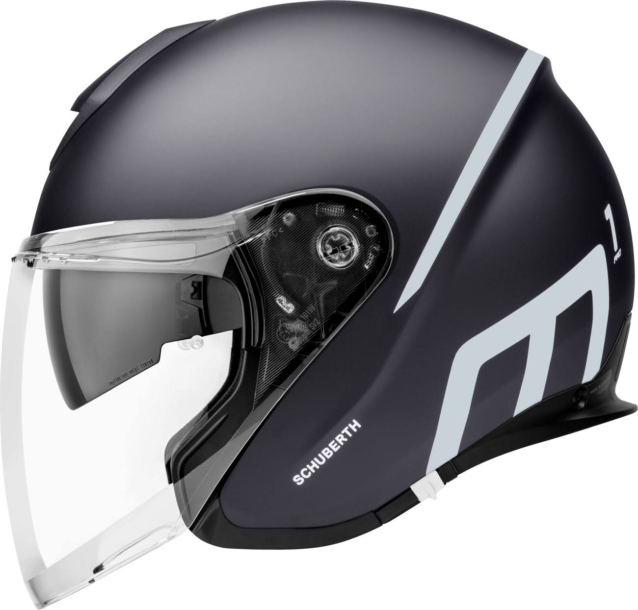 Black Size L Jet Helmet T3011