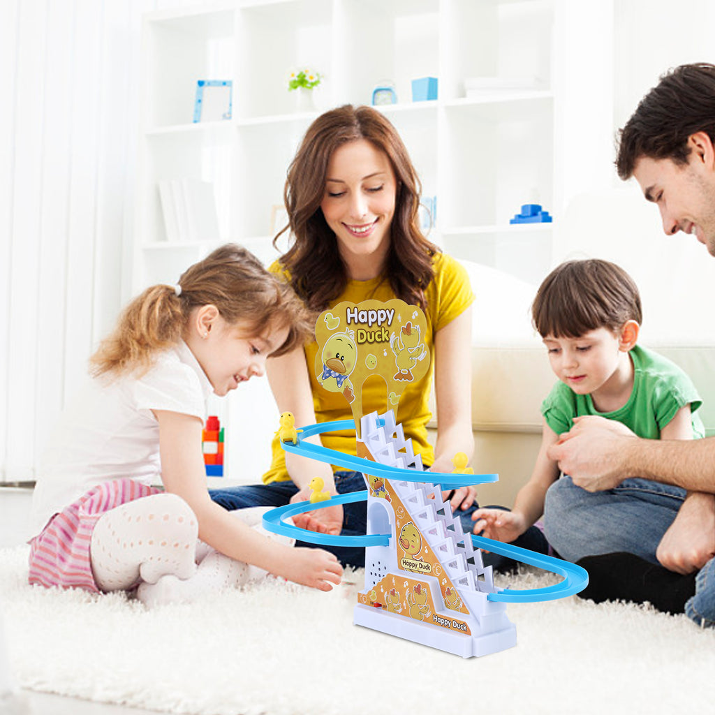 Duck Roller Coaster Toys 4 Pieces Educational Toys with Race Track M3427