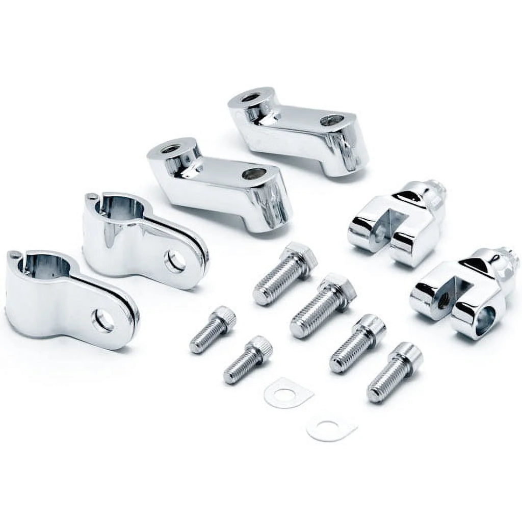 Chrome Engine Guard Foot Peg Clamps C183
