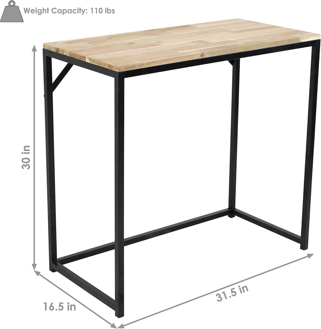 Unfinished Acacia Wood End Table Pack of 2 I5477