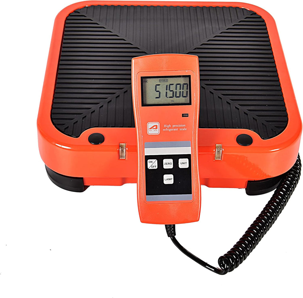 Digital Refrigerant Charging Weight Scale 220Lbs with LCD Display K90832