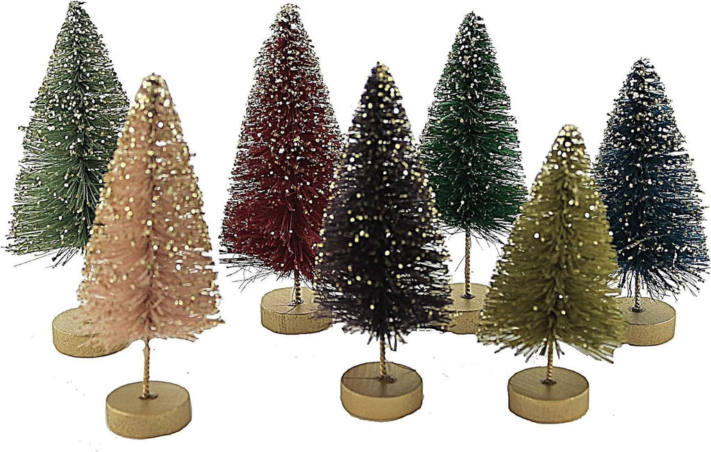 Bottle Brush Tree Mini Set, Multicolored L38277