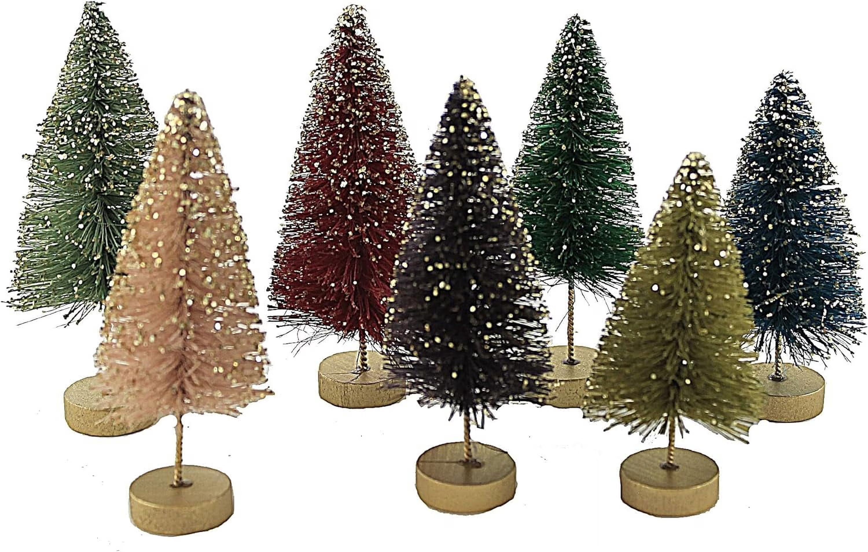 Bottle Brush Tree Mini Set, Multicolored L38277