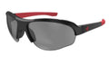 Poly Black-Red / Gray Lens Eyewear W4196