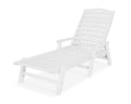 White Chaise with Arms Q3811