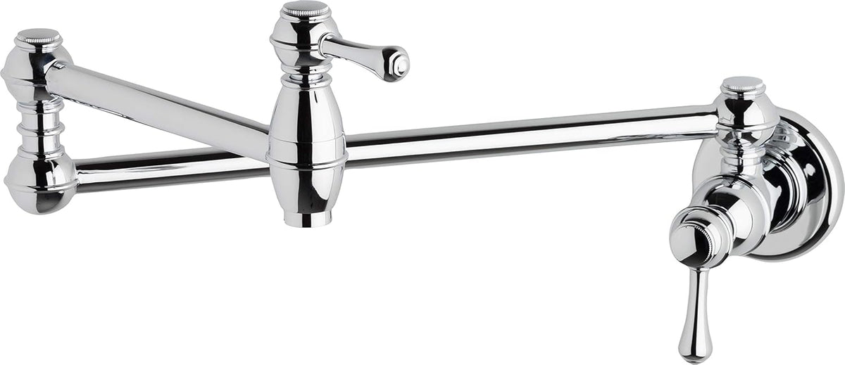 Chrome Wall Mount Pot Filler Y895576