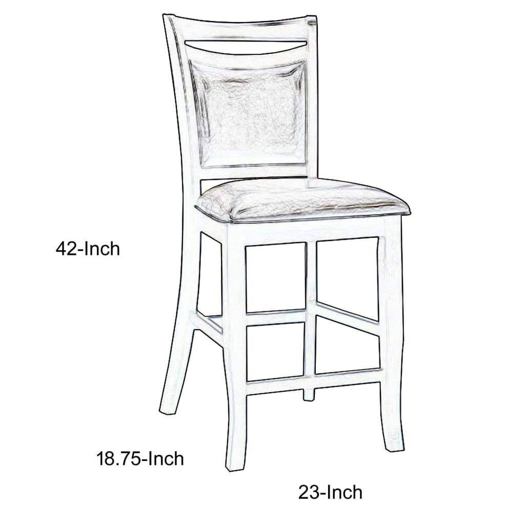 Counter Height Chair Set of 2 Q6146