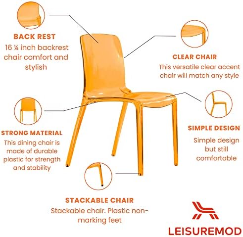 Clear Dining Side Chair V336