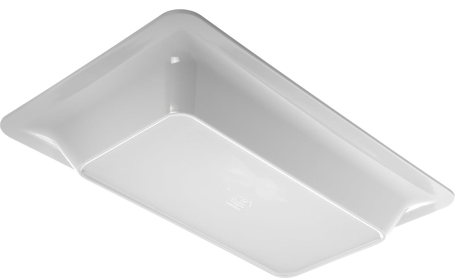 White Melamine Full Size Food Pan, 4 qt Capacity, Case of 6 D58620