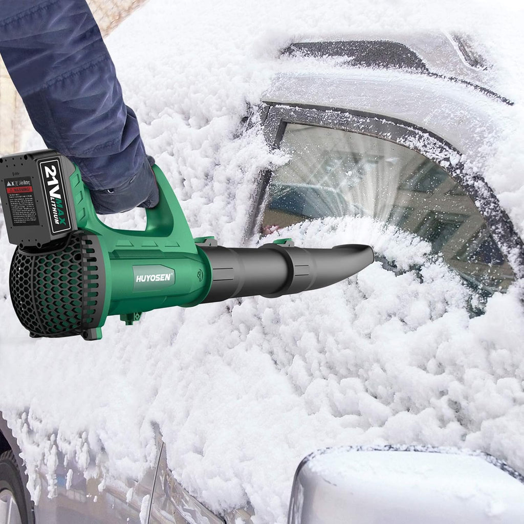 21V Cordless Handheld Leaf Blower with 4.0Ah Battery S695389